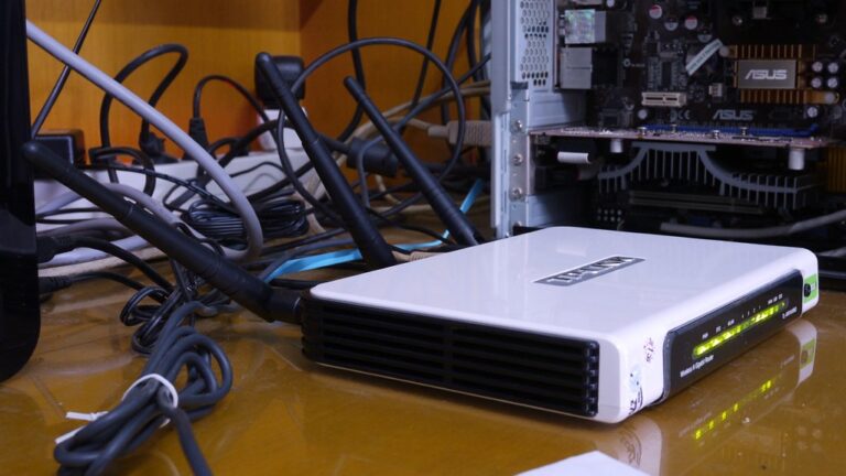 Wireless network router for hotel and hospitality WiFi installation